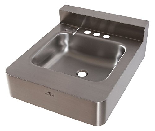 Dura-Ware Lavatory Sink, Without Faucet, Silver
