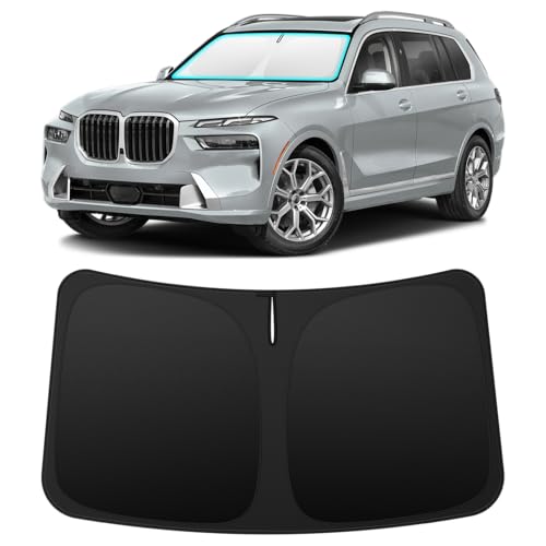 Image of INSAUTO Custom Fit Windshield Sun Shade for BMW X7 2019-2026
