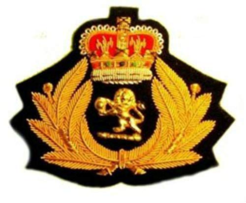 Cruise Ship Ocean LINE Cunard Queen Mary 2 Captain Queen Crown Cap/HAT Bullion Badge CP Made HI Quality Black