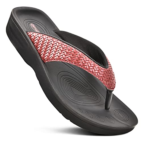 Image of AEROTHOTIC Comfortable Arch Support Flip Flops for Women Orthotic Sandals
