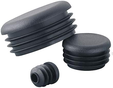 Plugs for Round Standard Tubes Round Tubing Plugs for 1.625" (1-5/8") Tubes LDPE Black MOCAP RN1-5/8CBK1