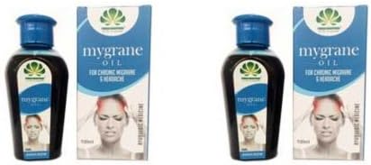 Pankajakasthuri Mygrane OIL - Headache & Chronic Mygraine - 100ml Pack of 2