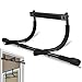FK Sports Pull Up Bar Doorway & Chin Up Bar for Upper Body Training - No Drilling or Screws - Arms, Back and Core Strength Training - Home Pull-Up Bars for Indoor - Multifunctional Bar - Black