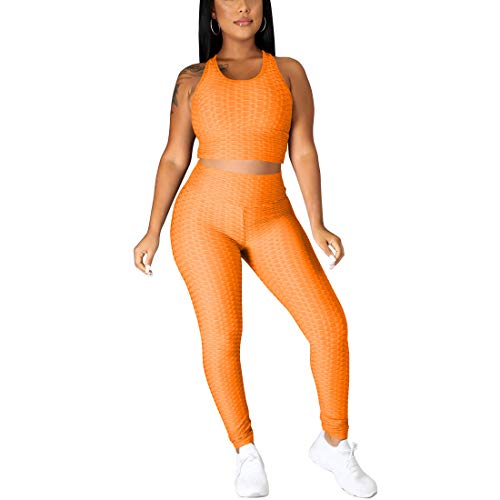 Image of Nimsruc Workout Sets For Women 2 Piece Outfits Sexy Summer Sweatsuits Jogging Suits Casual Bodycon Tracksuits