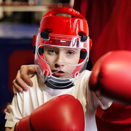 Renopfect Protección Cabeza Boxeo,Protección Craneal MMA - Casco Entrenamiento Ergonómico para Muay Thai, Artes Marciales, MMA y Karate - imagen 9