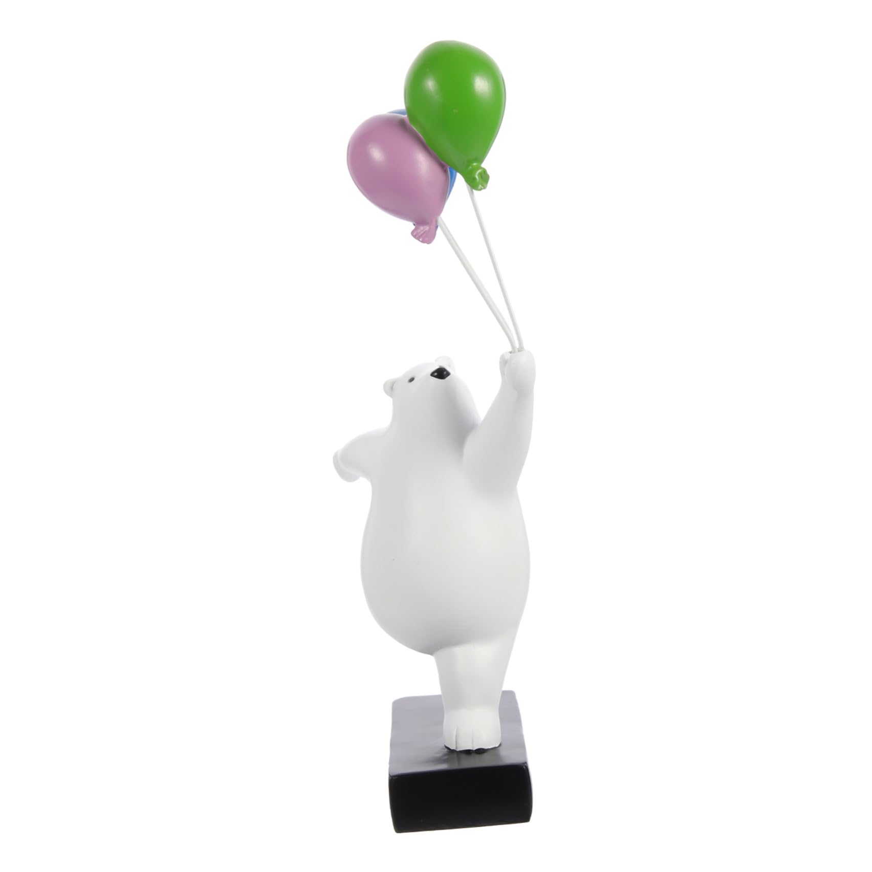 GALPADA e Cartoon Palloncino Orso in Resina Design Vivace Ornamento Raffinato per Decorazione da Scrivania per Casa e Ufficio