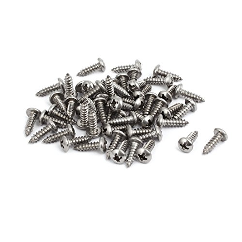 Tornillo autorroscante acero inoxidable M3.5 x 12 mm 50 piezas