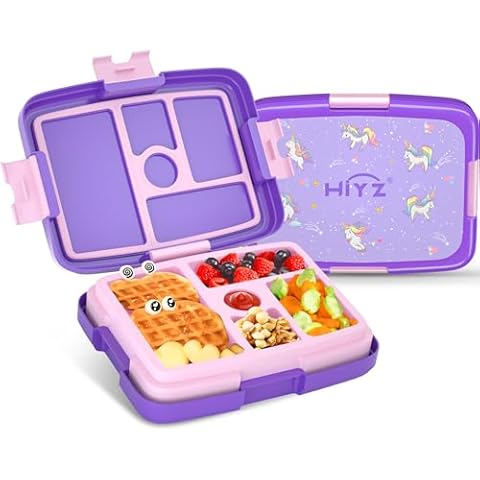 HiYZ Unicorn Bento Lunch Box for Kids Cover