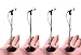 4 Adjustable Miniature Microphones to compliment Rock Star statue & stage
