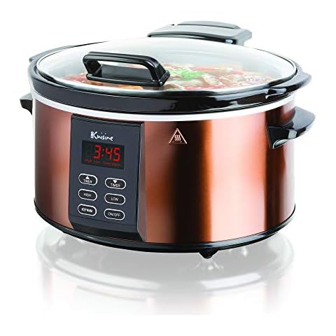 Euro Cuisine SCX6 Programmable Slow Cooker 6 Quart - Best Digital Slow Cooker for Large Family Meals, Smart Slow Cooker with Timer, Ideal for All Types of Recipes Cover
