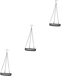 iplusmile 3pcs Bird Feeder Birds Feeders for outside Outdoor Tray Metal Hummingbird Feeders Bird Catcher Tray Bird Cage Feeder Tree Hanging Bird Hanging Feeder Bird Feeding Tool Food Rack