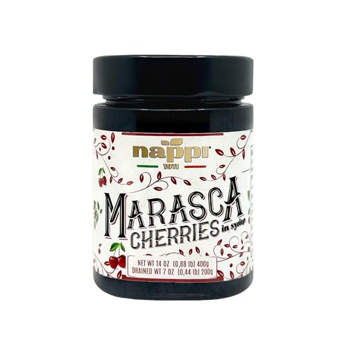 Marasca Cherries in Syrup, 14.10 oz (400 g), Sweet...