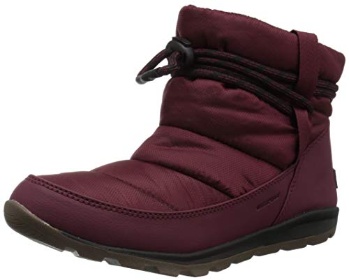 Sorel Women's Whitney Short Snow Boot, rich wine, black, 7.5 M US