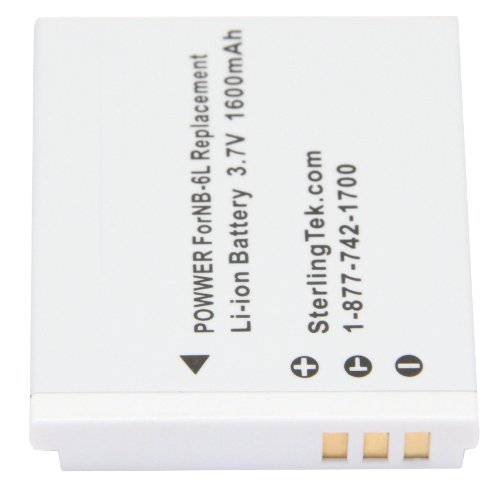 STK Canon NB-6L NB-6LH Battery 1600mAh for Powershot SX710 HS ,SX520 HS ,SX530 HS ,SX510 HS ,S120 ,SX700 HS ,SX610 HS ,SX600 HS, D30, and S95 Cameras - Thumbnail 5