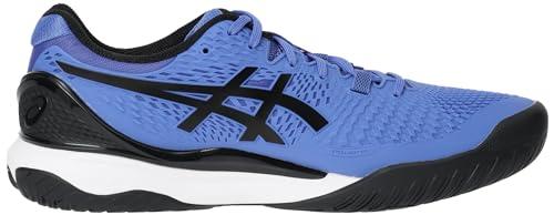 TENIS ASICS GEL RESOLUTION 9 ALL COURT AZUL E PRETO - 2024 (1041A330-401, BR, Adulto, Numérico, 43)