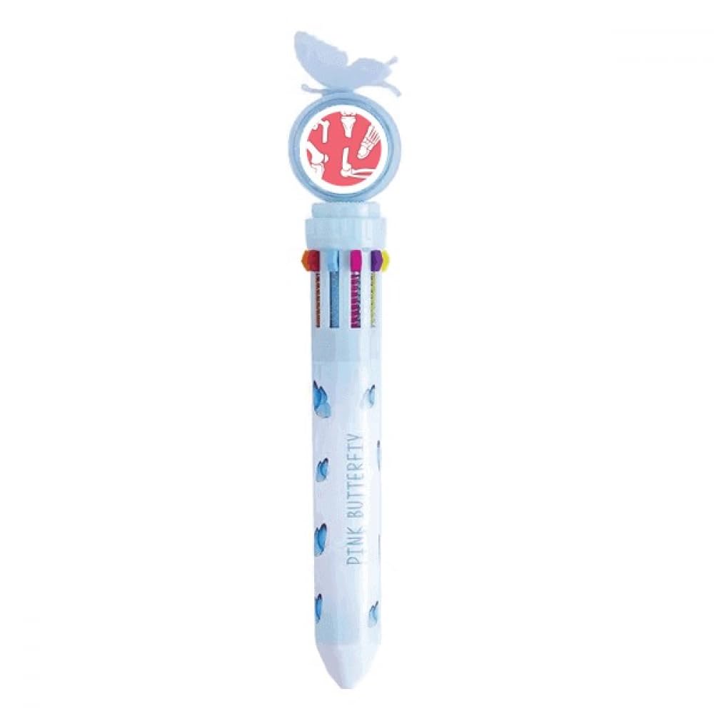 Stylo à bille rétractable multicolore squelette pour ne plus perdre de temps - 4