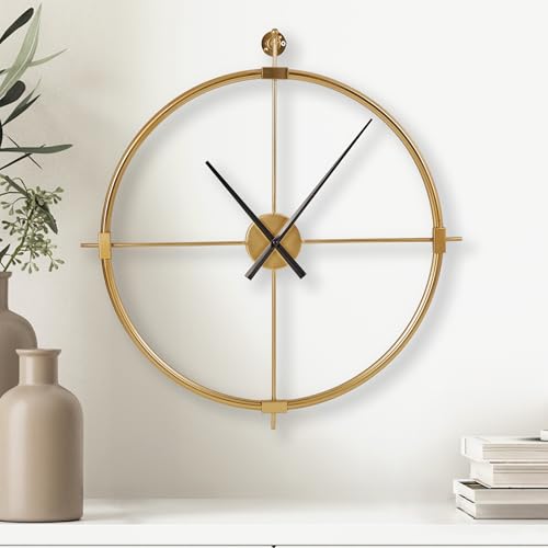 Image of Home Centre SS24 Modern WALL CLOCK-TW-1A-60X60X3CM-GLD