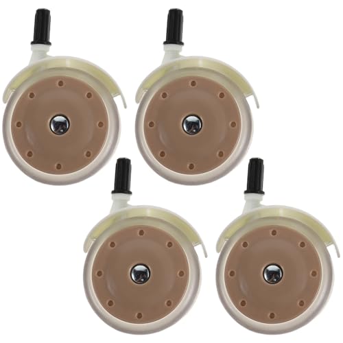 BESPORTBLE 4 ruedas giratorias para andador de bebé, repuesto para cochecito, silla de bebé, carrito plegable y accesorios para cochecito.
