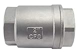 Duda Energy VCV-WOG1000-F200 Vertical Check Valve, 304 Stainless Steel, 2
