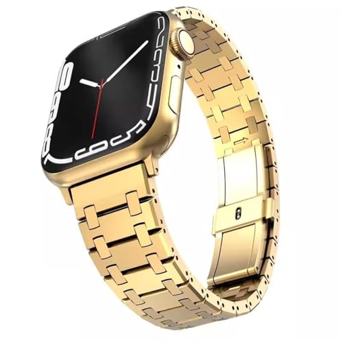 Bracelet en acier inoxydable SAAWEE pour Apple Watch Ultra et Series 10 maille métallique