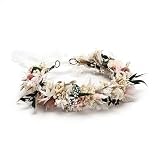 PoshMyra Preserved Real Dried Flower Crown for...