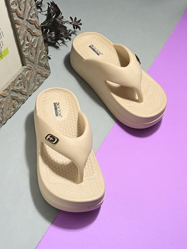 Image of Women's Soft Cushion Flip Flops with EVA Sole | Lightweight Anti-Slip Everyday Wear Slippers for Home, Walking, Casual & Outdoor Use