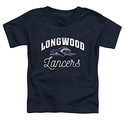 Longwood University Official Lancers Unisex Toddler T Shirt,Navy, 2