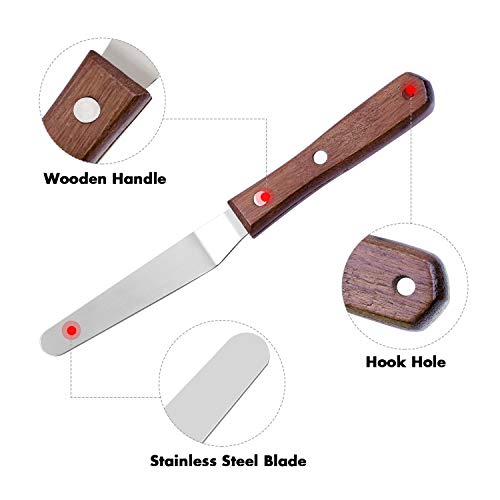 image for Cridoz 6 Pcs Stainless Steel Kitchen Cooking Tweezers Precision Tongs 