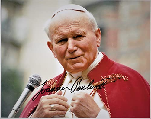 Photo du Pape Jean-Paul II pour coin prière et salon chrétien