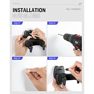 Donner Support mural pour guitare, 2-Pack, Supports muraux à verrouillage automatique pour guitare acoustique et… – Image 7