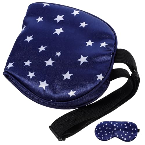 Anneome 遮光効果のある?真シルク製アイマスク 薄手で快適な伸縮バンド付き 睡眠時の光遮断に 家族や友人への に