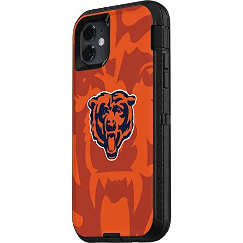 Skinit Decal Skin Compatible with OtterBox Defender iPhone 11 Case - Officially Licensed NFL Chicago Bears Double Vision Design