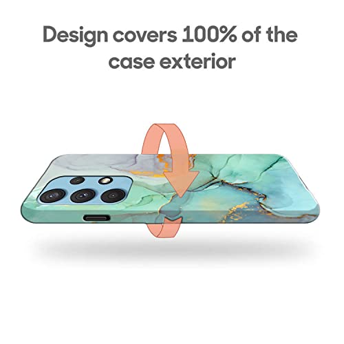 Image of COLORflow Back Cover Compatible with Samsung Galaxy A23 4G / A23 5G | Beautiful Green Marble | Designer Printed Hard CASE Bumper Back Cover Compatible with Samsung A23 4G / A23 5G