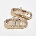 yibubu Fashion Gold Bow Baby Girl Shoes Soft Sole Crib Shoes for Infant & Toddler, Non-Slip First Walkers Newborn Baby Mary Jane Flats (6706GD, Infant, 6 Months, Age, US Footwear Size System, Medium)