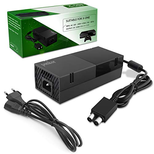 Xbox One Bloc Alimentation, Chargeur AC Adaptateur Secteur Chargeur Murale pour Xbox One Console Kit de Remplacement Alimentation Adaptateur Brick EU Câble de Recharge