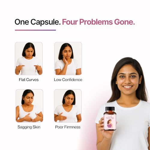 Image of Dr Vedic Breast Support Capsule Ayush Approved | 100% Pure & Natural | Ayurvedic Herbs like Ashwagandha 60 Capsules (Pack Of 1)