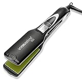Vibrastrait Pro Vibrating Ceramic Tourmaline Ionic Flat Iron, 1.75-inch | Fast, Frizz-Free Ceramic Hair Straightener: Easy, Gentle Glide for Waves, Curls, Smooth Hair | Professional Hair Styling Tools