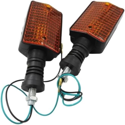 Genérico Indicadores de motocicleta Para Yamaha Big Wheel 200 BW200E Arranque eléctrico 1988 Luces traseras de motocicleta Indicadores Lámparas ámbar