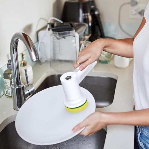 Image of Cleaning Brush Heads Set for Electric Spin Scrubber Cleaning Bowls, Glass, Cooktops, Polished Surfaces