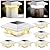 SIEDiNLAR 4x4 Solar Post Lights 50 Lumens 2 Modes, Post Caps Light Outdoor Waterproof for 4x4 Vinyl Wooden Posts, Fence Deck Garden Patio Decor, Warm/White Lighting (White, 6 Pack)
