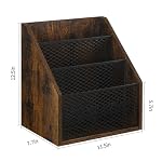YINMIT Magazine Holder, Stepped 3 Tier Magazine Rack Floor, Magazine Storage Basket, Folder Organizer Bin for Magazines,Books,Newspapers,Tablets - Image 4