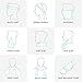 MEIBAOGE 4Pcs Cooling Towel Neck Face Chilly Sports Towels Sweat Rag Cooling Neck Wraps for Heat Suitable for Hot Weather