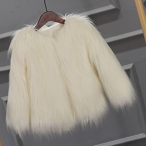 Womens Faux Fur Coat Open Front Furry Jacket Long Sleeve Shaggy Warm Coats Outerwear4