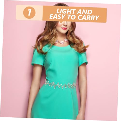 1Pc Handmade Pearl Flower Bridal Sash Chain Belt Elegant Wedding Accessory for Bride Durable Cloth and Materials for Weddings Banquets and Parties3