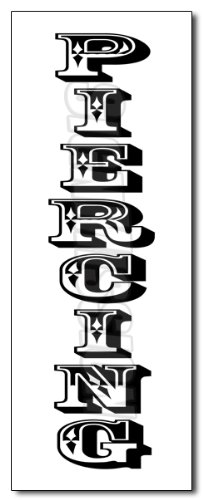 SignMission, 12", Piercing Vertical