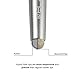 Elzo Stylus Pen Combo Universal Capacitive Touch Screen 2 Packs with 4 Replacement Fiber Fine Tips for Tablet iPad, iPhone, Samsung, Microsoft Surface Pro, HTC, Sony and More Android Phones