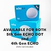 Space Age Amazon Alexa Stand for 5th Gen Echo Dot & 4th Gen Echo - mid century modern retro style acrylic holder - 11.5 x 11.5 (Echo Dot 5th Gen)