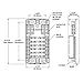 Blue Sea Systems 5031 ST Blade Fuse Block 12 Circuit with Ground, 100 Amps