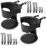 TYBYBB 2 portabevande per auto, portabottiglie, auto, portabicchieri per auto, con clip di ventilazione dell