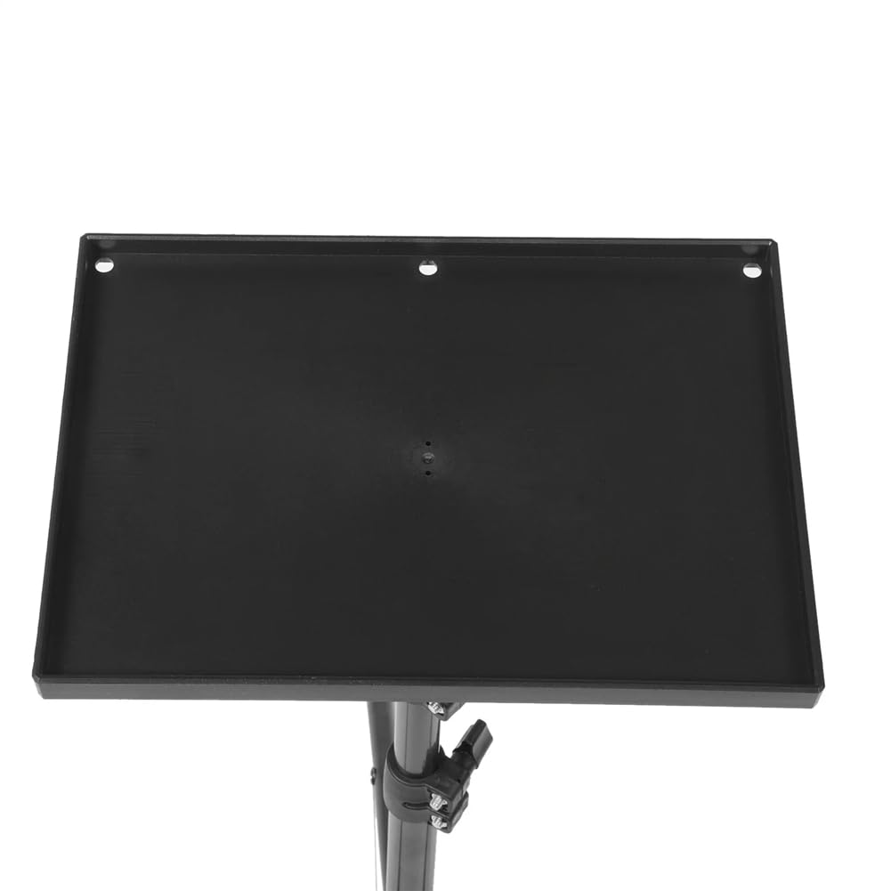 Supporto per proiettore con vassoio, sollevamento telescopico, asta per trasmissione dal vivo, treppiede, supporto per telecamera e proiettore